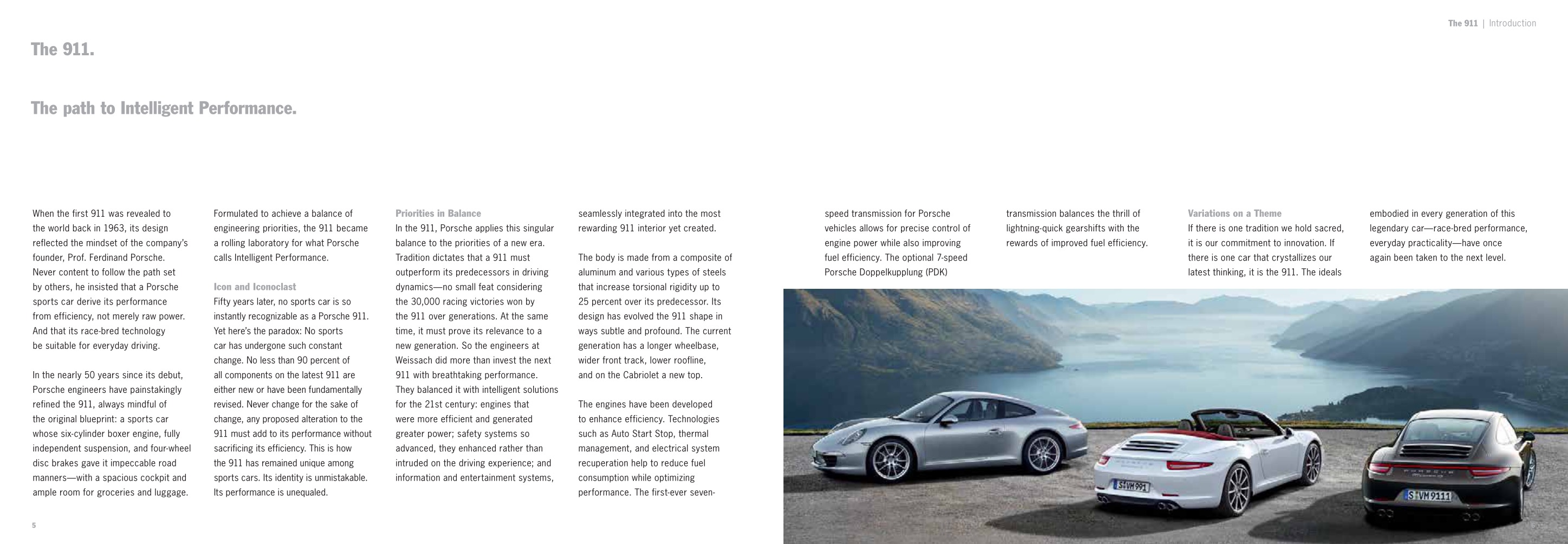 2013 Porsche 911 Brochure Page 58